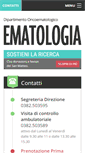 Mobile Screenshot of ematologia-pavia.it